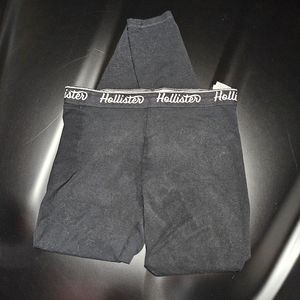 Hollister leggings with waist band in black